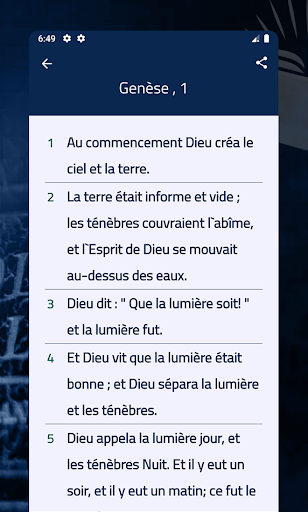 Bible en Français Louis Segond Screen 3