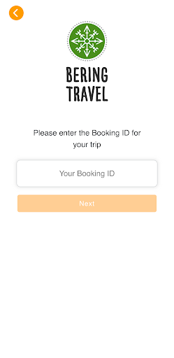 Android application Bering Travel screenshort
