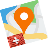 Swiss Map Mobile Route Finder & City Guide icon