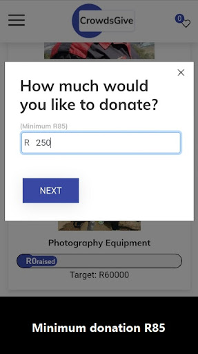 CrowdsGive Screen 3