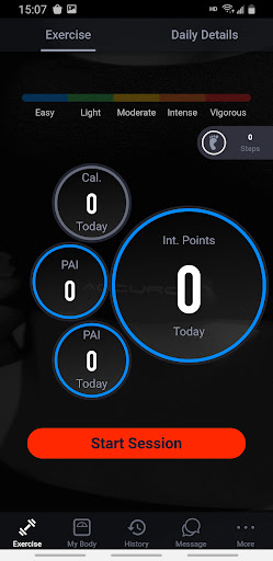 Android application Calibre HR screenshort