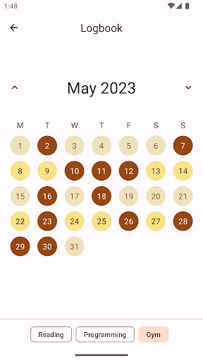 Habits Screen 3