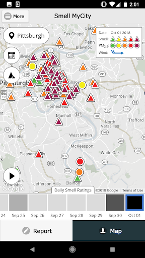 Smell MyCity Screen 2