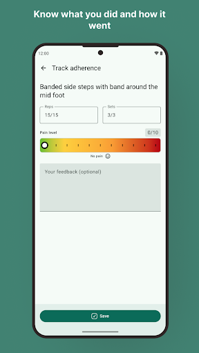 PhysiApp® Screen 3