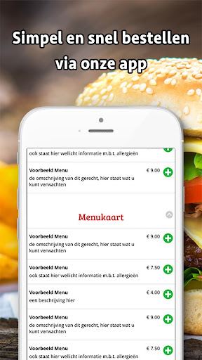 Android application Burger Bro's screenshort