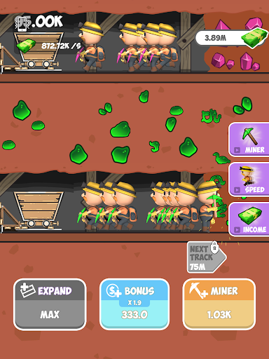 Miner Clickers Gold and Gem