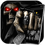Dark Immortal Pointing Skull Theme icon