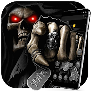 Dark Immortal Pointing Skull Theme  Icon