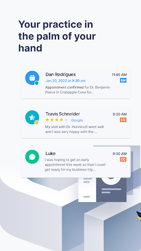 Android application PatientPop screenshort