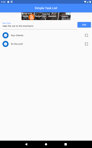 Simple Task List Screen 3