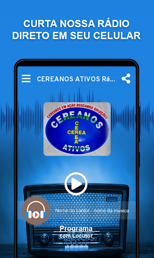 Android application Cereanos Ativos Rádio screenshort