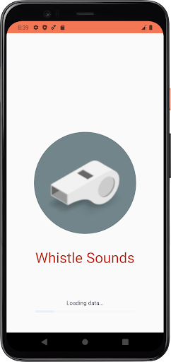 Android application Whistle Sounds screenshort