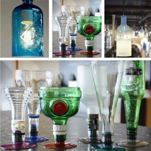 Glass Bottle Craft Ideas