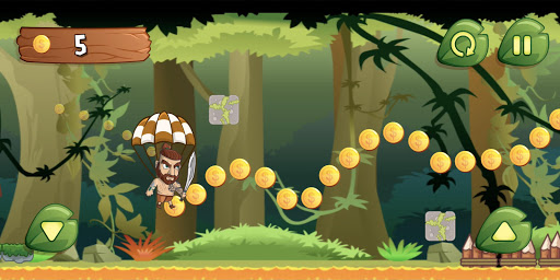 Warrior Hota Jungle Adventures. Arcade Game