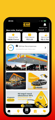 Android application Rede Jaguar screenshort