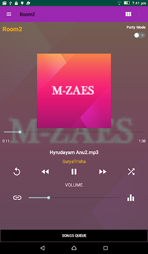 M-ZAES Controller Screen 2