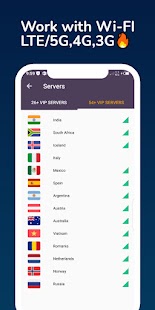 Captura de tela VOP HOT Pro Premium VPN 2021