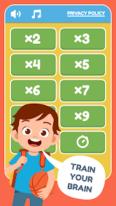 Captura de Pantalla 6 Tabla multiplicar para niños android