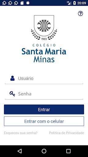 Android application Colégio Santa Maria Minas screenshort