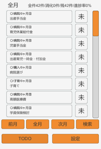 出産後やることリスト Screen 2