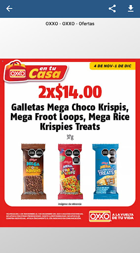 Oxxo actual de productos