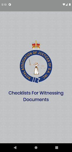 Android application Witnessing Checklists screenshort