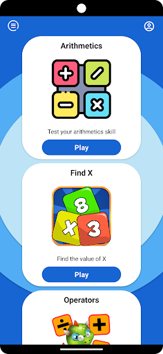 Android application Math Battle screenshort