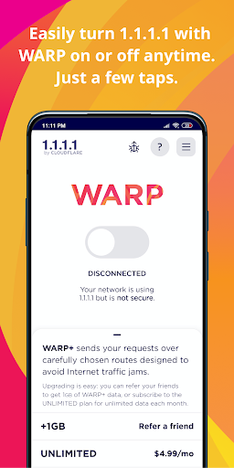 1.1.1.1 + WARP: Safer Internet-0