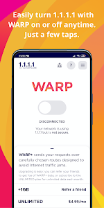 1.1.1.1 + WARP: Safer Internet Unknown