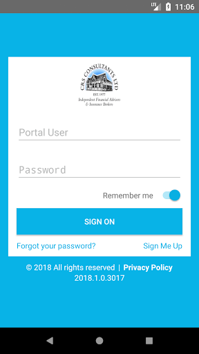 Android application CRS Client App screenshort