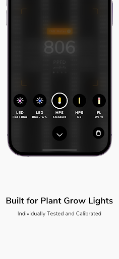 Screenshot of Photone - Grow Light Meter