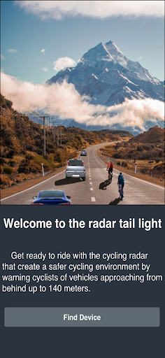 Android application cycling radar screenshort