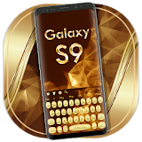 Gold Luxury Keyboard For Galaxy 9 icon