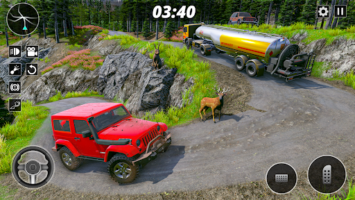 Android application Offroad Jeep 4x4 Driving Games screenshort