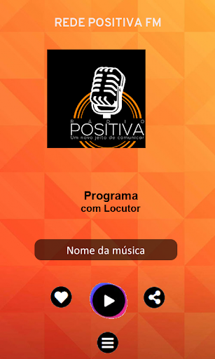 Android application Rede Positiva FM screenshort