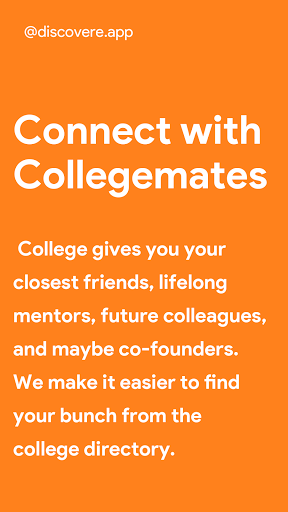 DiscoverE: College Social App Screen 3