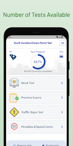 SC DMV Permit Test Guide Screen 3