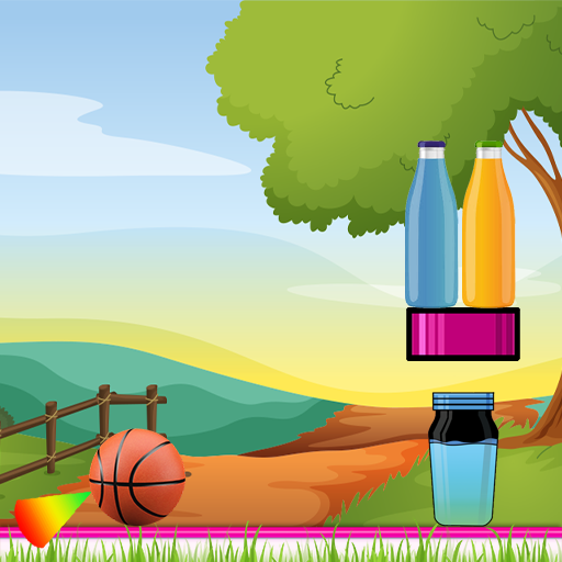 Bottle Shooting Hit Ball Down logo