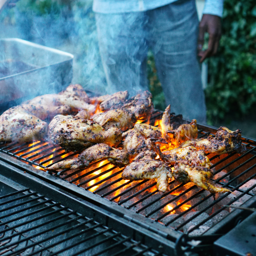 chicken grilling logo