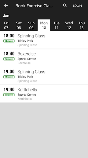Android application Abingdon Sports and Leisure screenshort