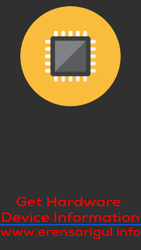 Android application Get Hardware Device Informatio screenshort