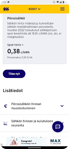 Pörssisähkön Hinta Nyt