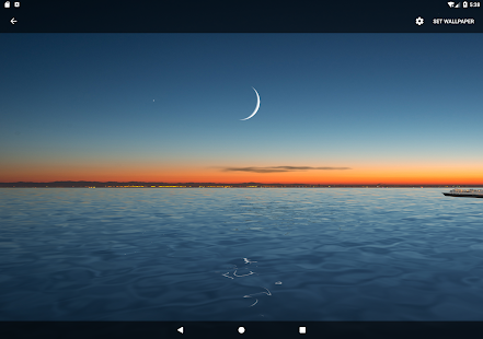 Moon Over Water Live Wallpaper Ekran görüntüsü