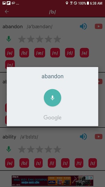 Captura 3 Aprender Inglés Pronunciación android