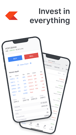 Android application Zerodha Kite - Trade & Invest screenshort