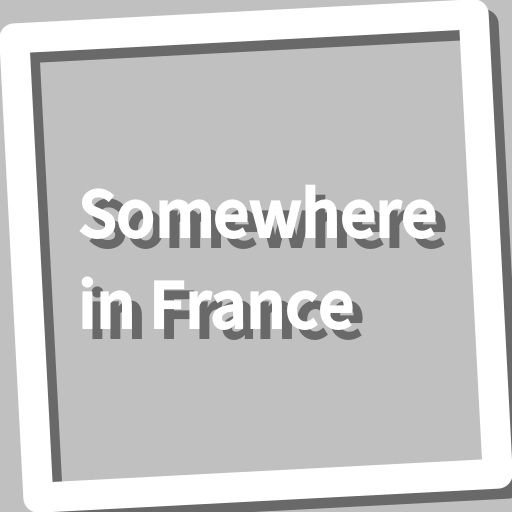 Book, Somewhere in France logo