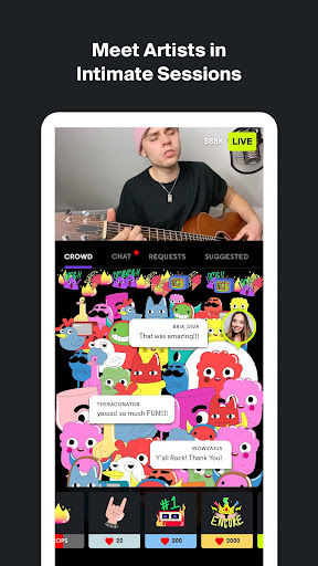 Sessions: Live Music Streaming Screen 2