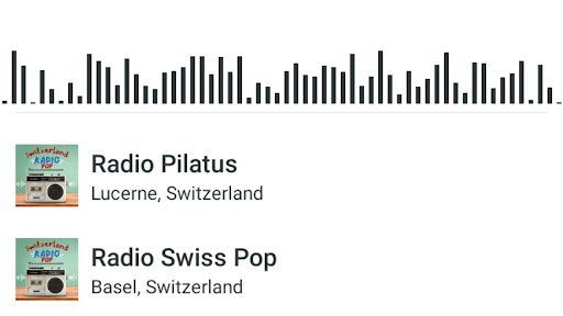 Android application Pop Switzerland Radio Station screenshort