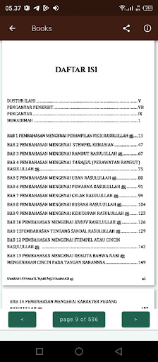 SYAMAIL NABI MUHAMMAD SAW. Screen 2