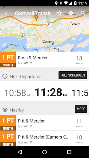 Cornwall Transit Bus - MonTra… Screen 2